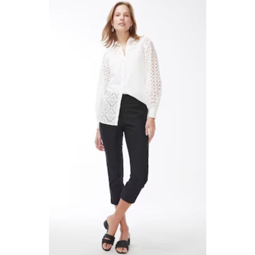 Jules & Leopold Women's Pull On Slim Leg‎ Capri Pants in Black Size 1X MSRP $59